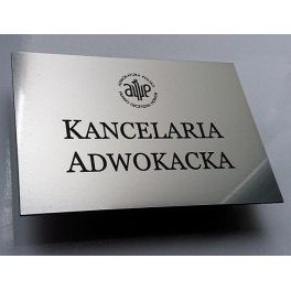 Kancelaria Adwokacka - tabliczka grawerowana